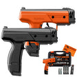 Byrna CLXL less lethal home defense Black and Orange with the universal kit