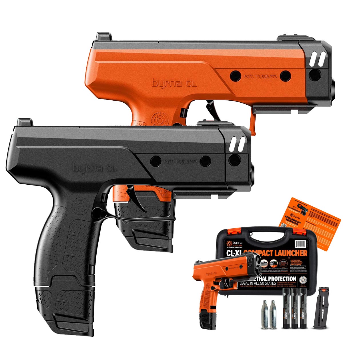 Byrna CLXL 12g CO2 Compact Launcher Kit - 7 Round 410 FPS Less