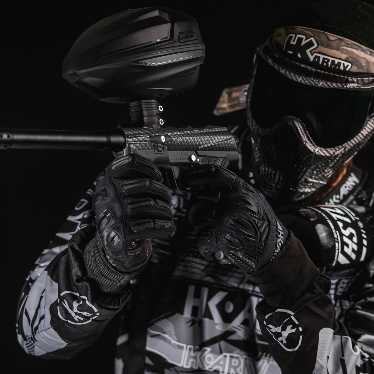 HK EMEK Paintball Marker - Carbon Fiber