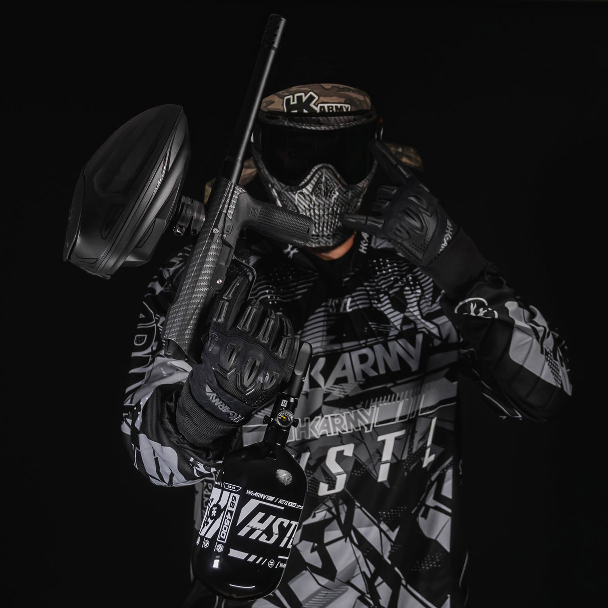 HK EMEK Paintball Marker - Carbon Fiber