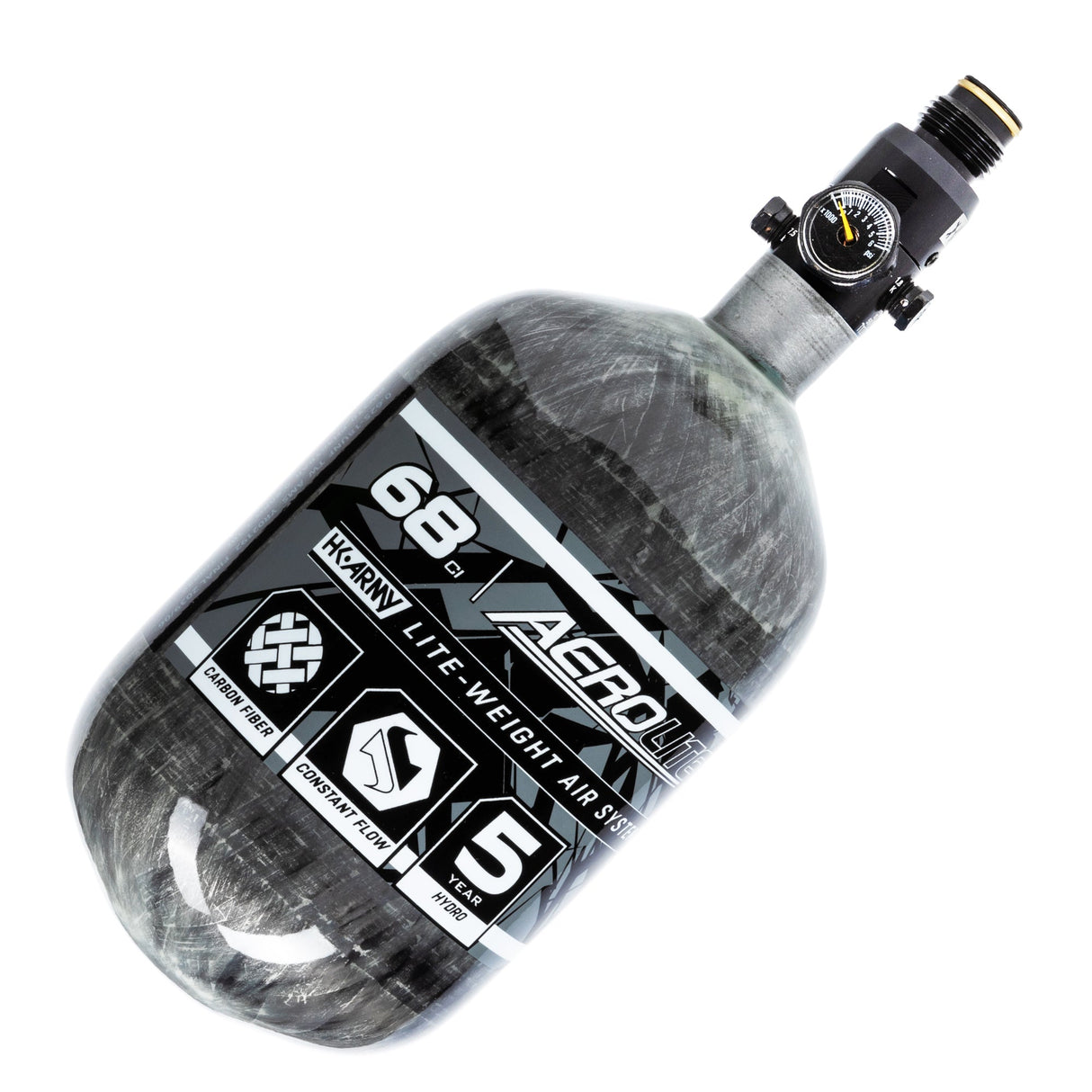 AeroLite Carbon Fiber Tank - 68ci / 4500psi  - Clear