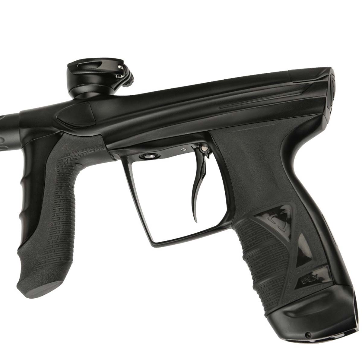 DLX Luxe Aire paintball gun up close view