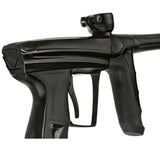 DLX Luxe Aire Paintball Gun up close back side view in black dust