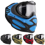 Dye i3 Pro Paintball Goggle all colors on a white background