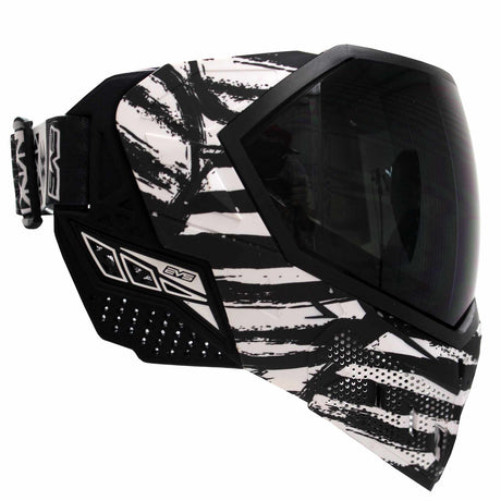 Empire EVS Thermal Paintball Mask LE White Zebra - No Numbered Strap
