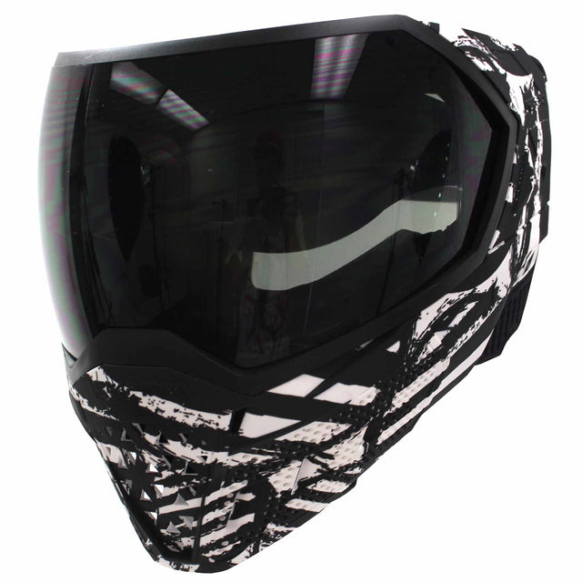 Empire EVS Thermal Paintball Mask LE White Zebra - No Numbered Strap