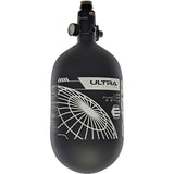 Alternate view of the Empire Ultra Lite Carbon Fiber Air Tank 68ci 4500psi Black/White w FLO Pro Reg