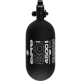 Empire Ultra Lite Carbon Fiber Air Tank 80ci 4500psi Black/White w FLO Pro Reg