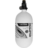 Empire Ultra Lite Carbon Fiber Air Tank 80ci 4500psi White/Black w FLO Pro Reg