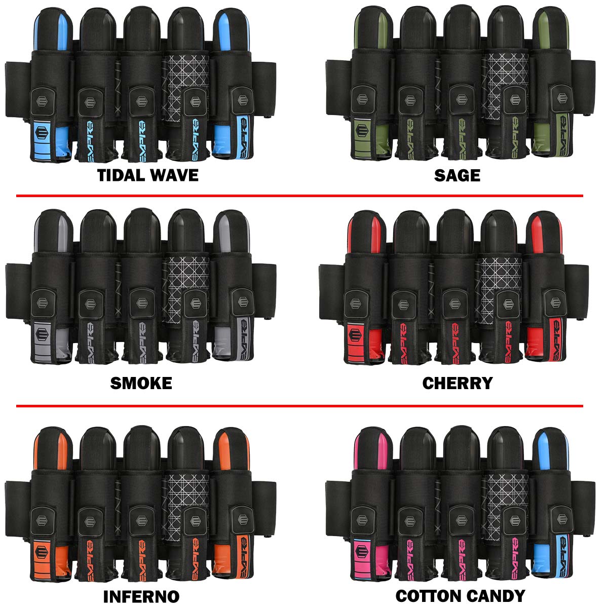 Empire Compressor harness 5+8 in many colors
