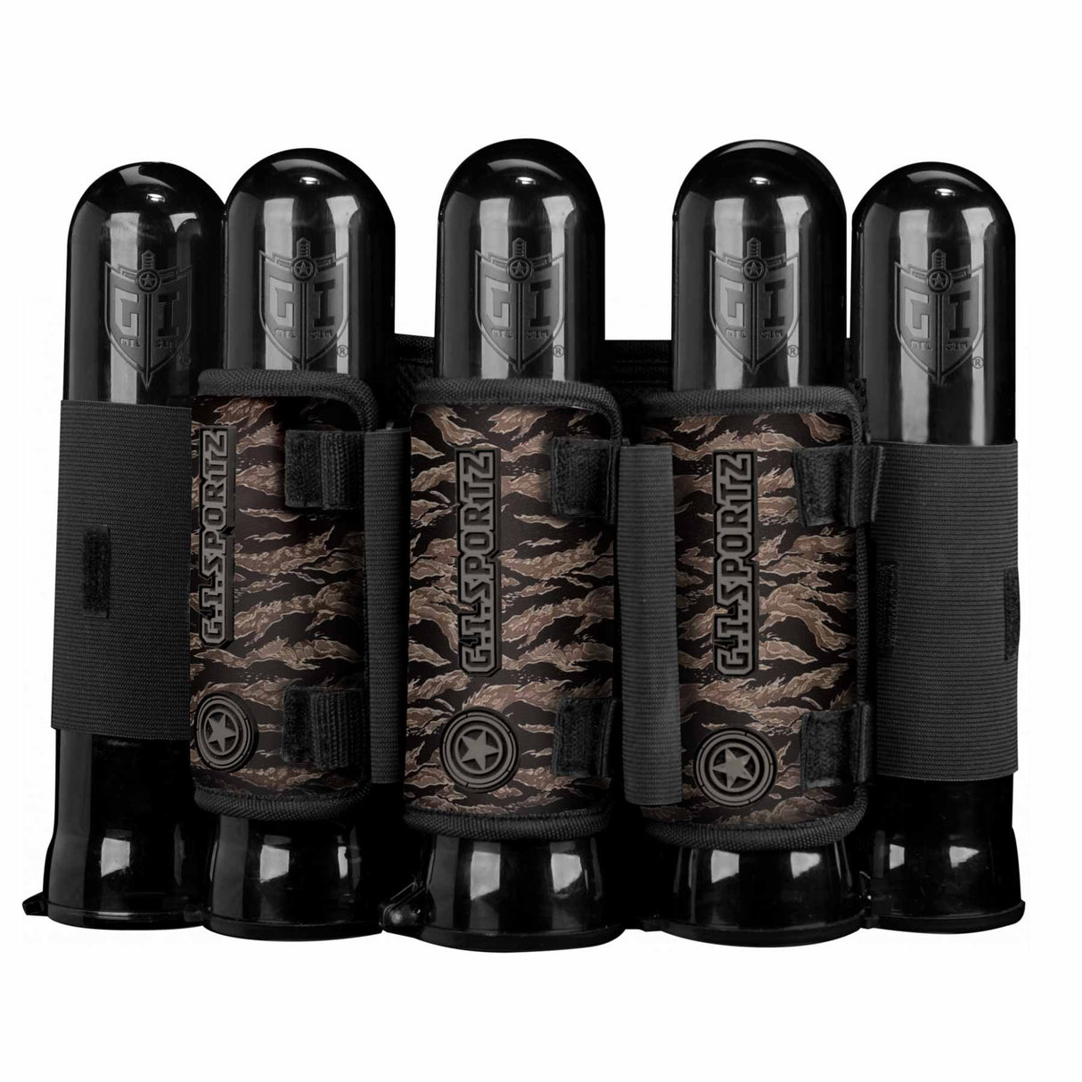 GI Sportz Race 2.0 Paintball Harness 3+6 Tiger Brown Terrain