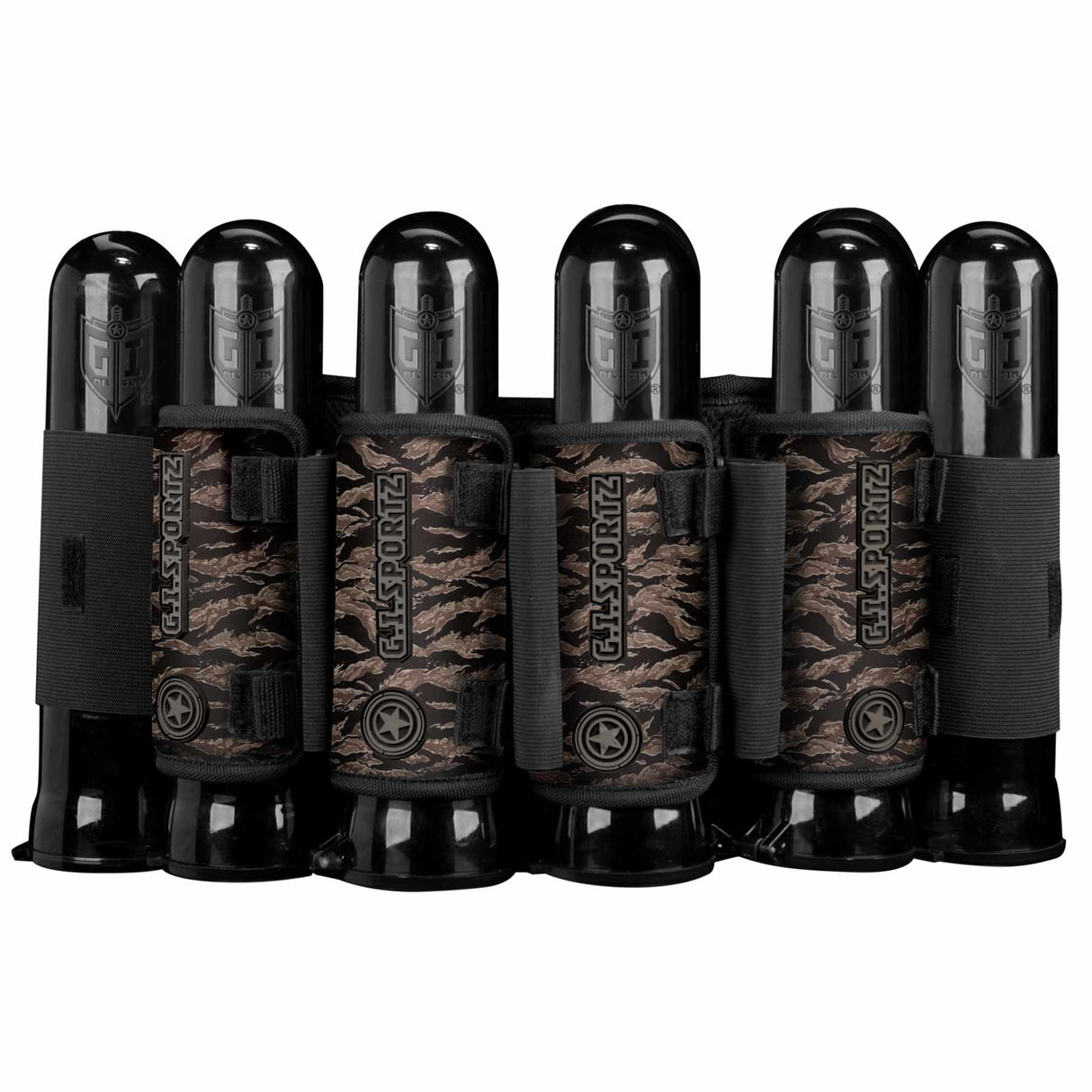 GI Sportz Race 2.0 Paintball Harness 4+7 Tiger Brown Terrain