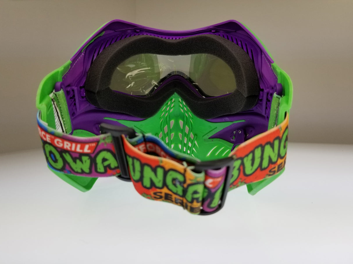 V-Force Grill Paintball Mask Cowabunga Series Purple/Green Euro Edition