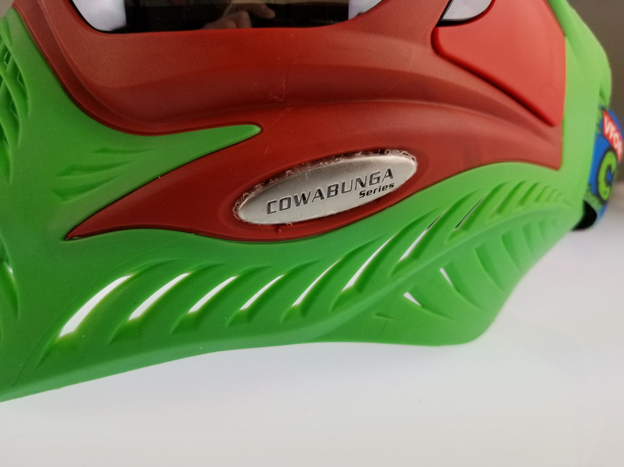 V-Force Grill Paintball Mask Cowabunga Series Red/Green Euro Edition