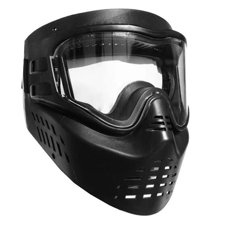 GXG X-VSN Paintball Goggle in black angled view