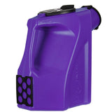 Rear view with sizer purple plastic HK Army Reload Paintball Hauler Caddy for loading paintballs into pods and hoppers.