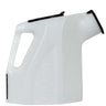 Side view White Clear plastic HK Army Reload Paintball Hauler Caddy for loading paintballs into pods and hoppers.