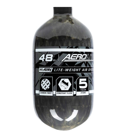 HK Army Aerolite 48ci 4500psi Carbon Fiber Compressed Air Bottle Only Smoke