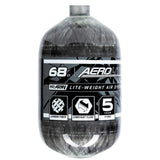 HK Army Aerolite 68ci 4500psi Carbon Fiber Compressed Air Bottle Only Clear