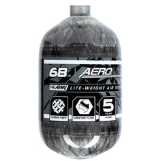 HK Army Aerolite 68ci 4500psi Carbon Fiber Compressed Air Bottle Only Clear