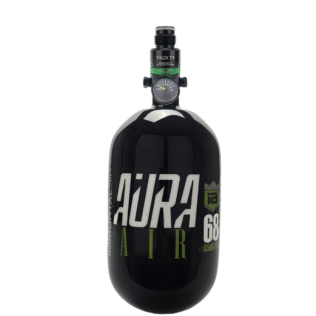 Immortal Air Aura Air 80ci 4500psi Carbon Fiber Tank w T3 Regulator paintball tank