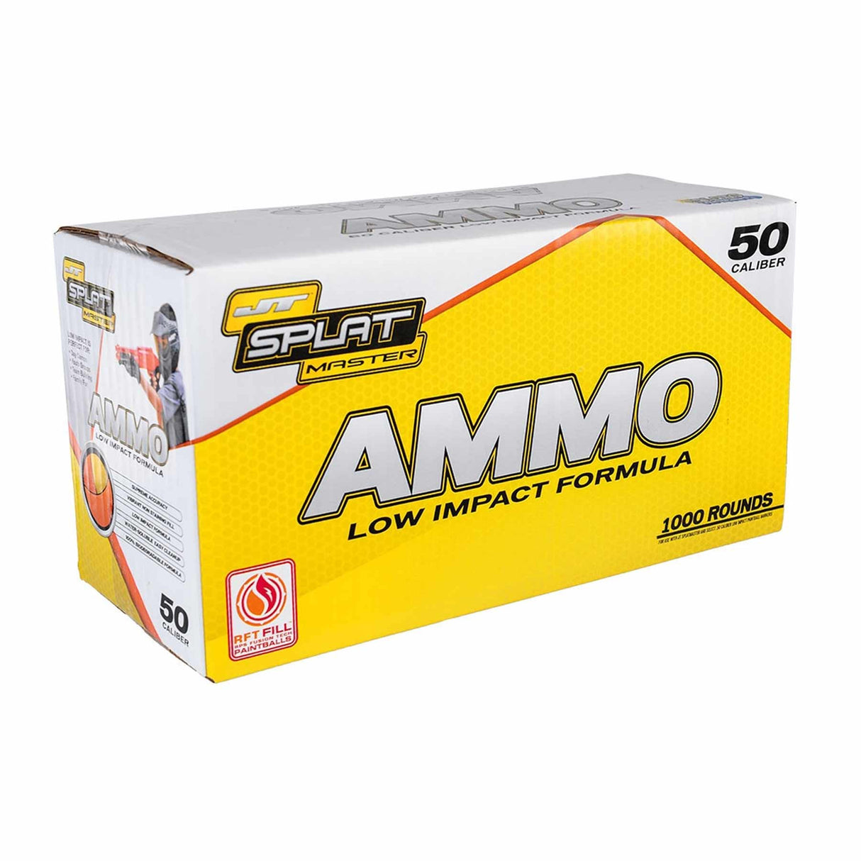 JT SplatMaster .50 Caliber 2000 Count Ammo Orange Fill