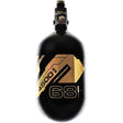 JT Ultra Lite Carbon Fiber Air Tank 68ci 4500psi Black/Gold w FLO Pro Reg