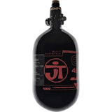 JT Ultra Lite Carbon Fiber Air Tank 68ci 4500psi Black/Red w FLO Pro Reg