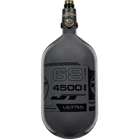 Alternate view JT Ultra Lite Carbon Fiber Air Tank 68ci 4500psi Grey/Black w FLO Pro Reg