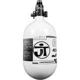 JT Ultra Lite Carbon Fiber Air Tank 68ci 4500psi White/Black w FLO Pro Reg