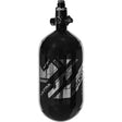 Alternate view of the JT Ultra Lite Carbon Fiber Air Tank 80ci 4500psi Black/Chrome w FLO Pro Reg