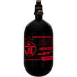 JT Ultra Lite Carbon Fiber Air Tank 80ci 4500psi Black/Red w FLO Pro Reg