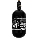JT Ultra Lite Carbon Fiber Air Tank 80ci 4500psi Black/White w FLO Pro Reg