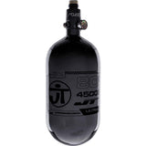JT Ultra Lite Carbon Fiber Air Tank 80ci 4500psi Grey/Black w FLO Pro Reg