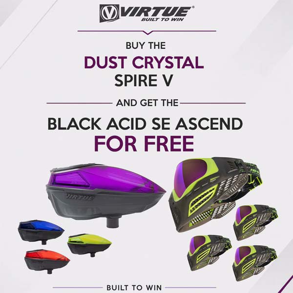Virtue Paintball Buy one Get One FREE Sale