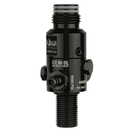 Fill nipple view of the blackout Ninja UL2 Air Tank Regulator 4500psi