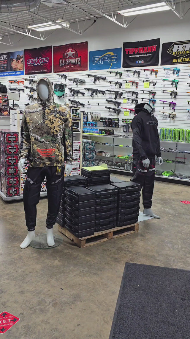 Video of the JT Grind Playing Hoodie in Camo and Black