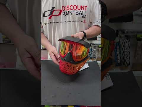 JT Tequila ProFlex Goggle Ice Red to Orange Fade w Lava Lens