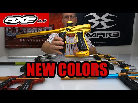 Empire Axe 2.0 Paintball Marker Dust Gold Dust Silver