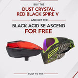 BOGO Deal - Virtue Spire V Crystal Red Black Free Acid Black Ascend Mask