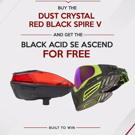BOGO Deal - Virtue Spire V Crystal Red Black Free Acid Black Ascend Mask