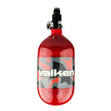 Valken 68ci 4500psi Carbon Fiber Compressed Air Tank Riot Red