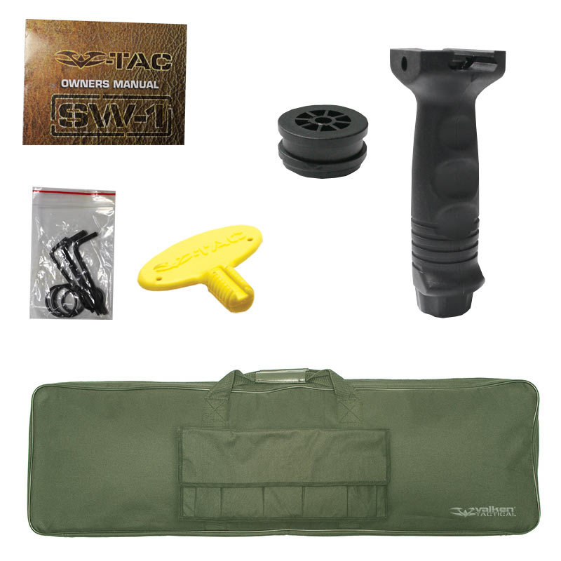 Valken V-TAC SW-1 Carbine Combo Paintball Marker Black